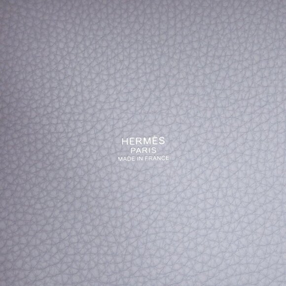 HERMES Picotin Lock Size MM Taurillon Clemence Green Pantan - Picture 6 of 7